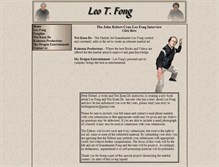 Tablet Screenshot of leotfong.com